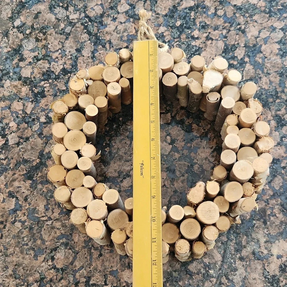 Real wood twig wreath